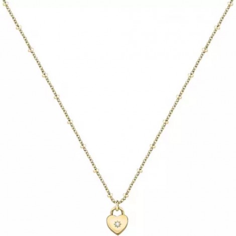 Collana Donna Morellato Abbraccio Catena Cuore Pendente Gold SAUB15