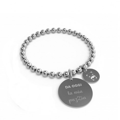 Bracciale Donna 10 Buoni Propositi Classic "Da oggi la mia pazzia" B5263