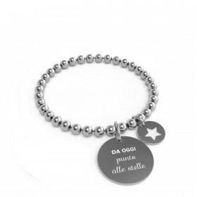Bracciale Donna 10 Buoni Propositi Classic "Da oggi punto alle stelle" B5352