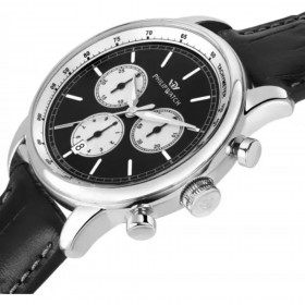 Orologio Uomo Philip Watch Anniversary Pelle Silver Nero R8271650002