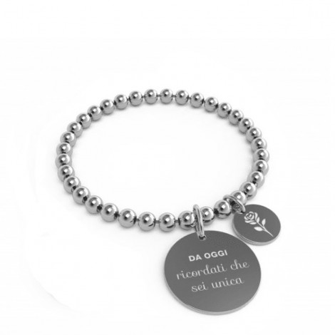 Bracciale Donna 10 Buoni Propositi Classic "Da oggi ricordati che sei unica" B5353