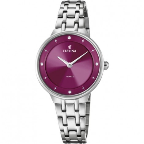 Festina Donna Solo Tempo Mademoiselle Bordeaux Acciaio F20600/2