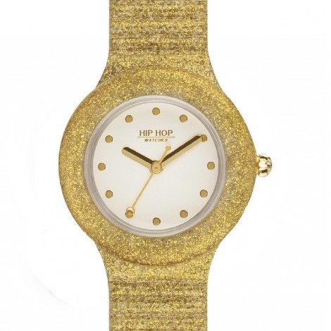 Orologio Donna Hip Hop Sparkling Mania Gold HWU0968