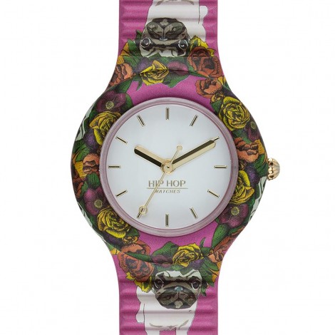 Orologio Donna Hip Hop Flower Dog HWU0879