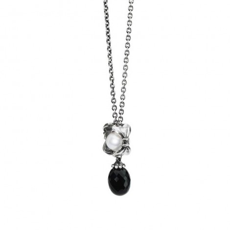 Trollbeads Collana D'Argento Con Onice Nero TAGFA-00006