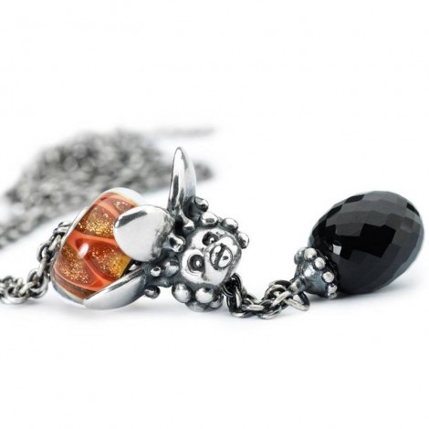 Trollbeads Collana D'Argento Con Onice Nero TAGFA-00006