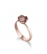 Anello Donna Le Bebé Lovely Oro Rosa 9 Kt Rodolite Bordeaux LBB602-16