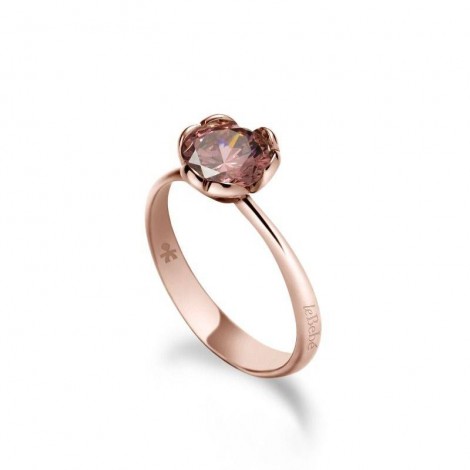 Anello Donna Le Bebé Lovely Oro Rosa 9 Kt Rodolite Bordeaux LBB602-16