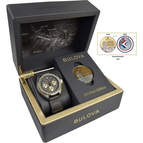 Bulova Lunar Pilot 50th Anniversary Edition 98A285 Orologio Cronografo Uomo