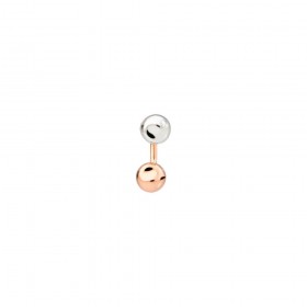 Dodo Orecchino Piercing Pepita Oro Rosa 9kt Argento DHC1010PEPIT0009A