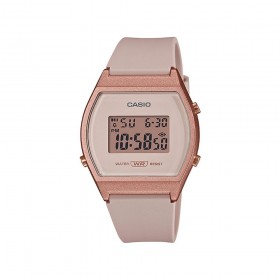 Casio Digitale Vintage Rosa Resina LW-204-4AEF Orologio Donna