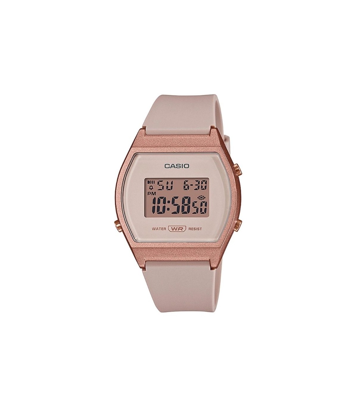 Casio Digitale Vintage Collection Rosa Resina LW-204-4AEF Orologio Donna