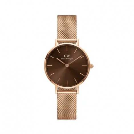 Daniel Wellington Petite Amber Rosè Marrone 36mm DW00100478 Orologio