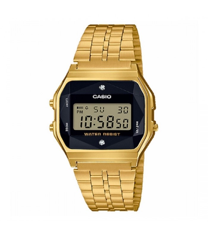 Orologio Unisex Casio Diamond Edition Oro A159WGED-1EF Orologio Unisex Casio Diamond Edition Oro A159WGED-1EF