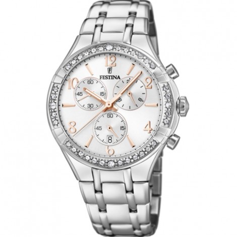 Festina Boyfriend Collection Argento Acciaio F20392/1 Orologio Donna