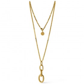Unoaerre Fashion Jewelley Bronzo Dorato Collana Lunga Donna