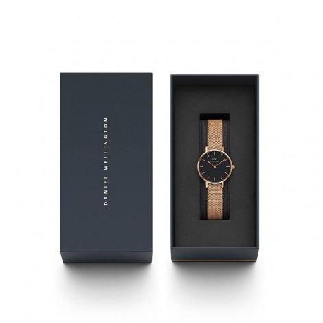 Orologio Donna Daniel Wellington Petite Melrose 28 Black DW00100217