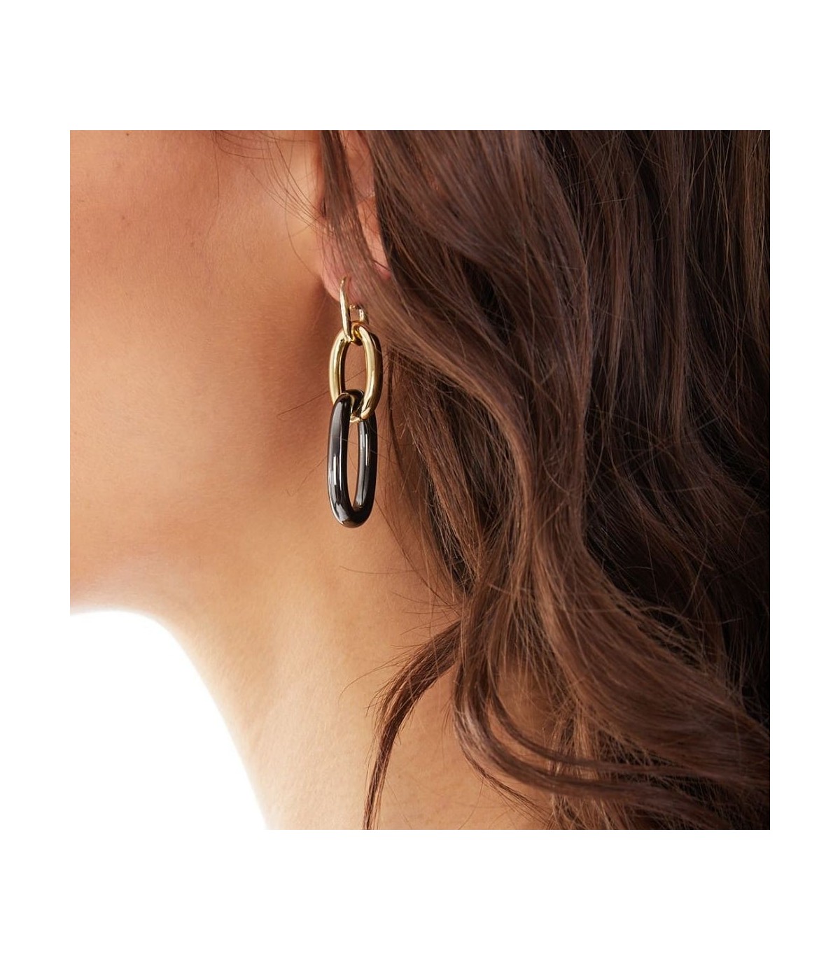 Orecchini Pendenti Carissima Gold In Oro Giallo 9ct Con Zirconi Cubici - Gioiello Eleganza Italiana In Confezione Regalo Di Lusso