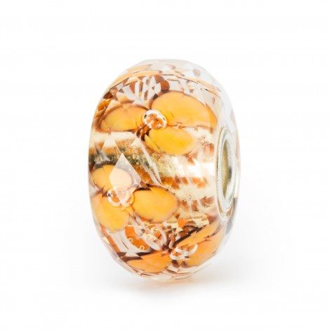 Beads Trollbeads Giardino Delle Meraviglie Fiori D'Arancio Argento 925 Vetro TGLBE-30078