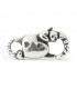 Chiusura Trollbeads Combinazione D'Amore Collezione San Valentino 2022 Argento 925 TAGLO-00100