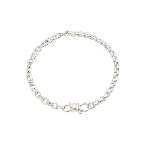 Bracciale Doppia Catena Collezione Nodo Dodo Argento 925 DBC2000KNOT0000AGM