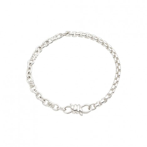 LES POULETTES BIJOUX Bracciale Doppia Torre Stelle E Trifoglio – Argento 925 – Gioiello Originale In Cofanetto