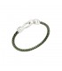 Bracciale Collezione Nodo Dodo Argento 925 Cotone Verde DBC2001KNOT0CVMAGM