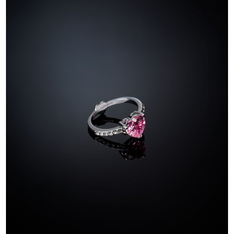 Anello Chiara Ferragni Edizione Limitata First Love Pink Diamond Heart Zirconi J19AUV42012