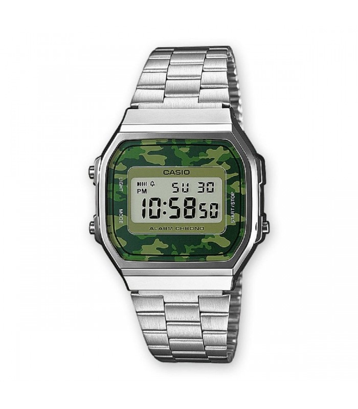 Orologio Unisex Casio Iconic Mimetico A168WEC-3EF Orologio Unisex Casio Iconic Mimetico A168WEC-3EF