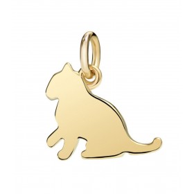 Ciondolo Dodo Gatto Oro Giallo 18kt