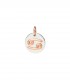 Ciondolo Dodo Zodiaco Cancro Argento Oro Rosa 9Kt