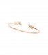 Bracciale Cuff Collezione Farfalla Prezioso Dodo Oro Rosa 9kt Diamanti Bianchi 0,04 ct