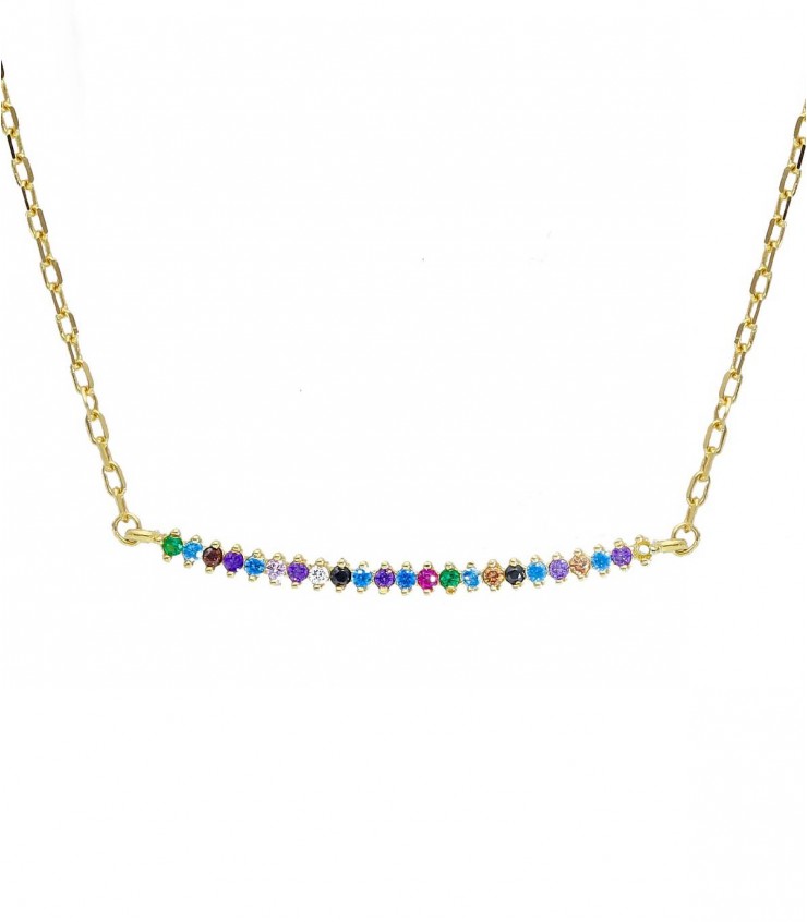 Collana Oro Giallo 9 Carati Con Pendente Disco 15mm – CARISSIMA Gold Collection – Donna (Lunghezza 41/43cm)