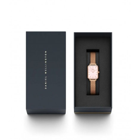 Orologio Daniel Wellington Collezione Quadro Studio Pressed Melrose Donna Madreperla DW00100510