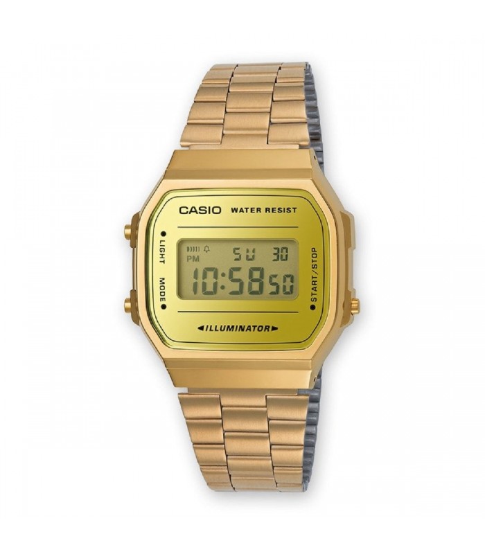 Orologio Unisex Casio Iconic Oro A168WEGM-9EF Orologio Unisex Casio Iconic Oro A168WEGM-9EF