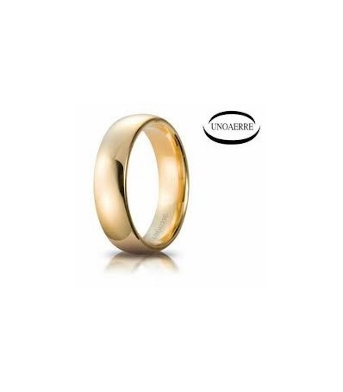 Fede Unoaerre Comoda Oro Giallo 4 mm Misura 26 30 MiRaggi