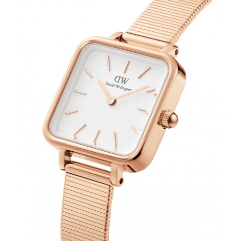 Orologio Daniel Wellington Collezione Quadro Studio Donna Acciaio DW00100517