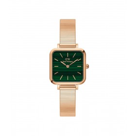 Orologio Daniel Wellington Collezione Quadro Studio Donna Acciaio Verde DW00100520