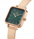 Orologio Daniel Wellington Collezione Quadro Studio Donna Acciaio Verde DW00100520