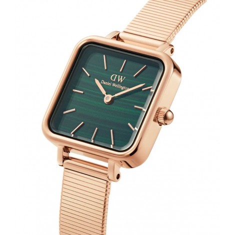 Orologio Daniel Wellington Collezione Quadro Studio Donna Acciaio Verde DW00100520