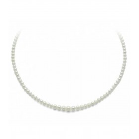 Collana Miluna Perle Diametro 5mm E Oro Bianco 18kt PCL4197