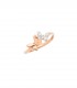 Anello Dodo Collezione Farfalla Oro Rosa 9kt Diamanti