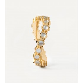 Anello PDPAOLA Blue Tide Gold AN01-460-14