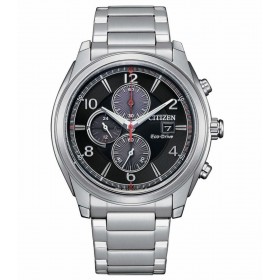 Orologio Citizen Eco Drive Silver Nero Uomo CA0671-82E