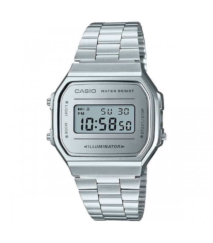 Orologio Unisex Casio Iconic Silver A168WEM-7EF Orologio Unisex Casio Iconic Silver A168WEM-7EF