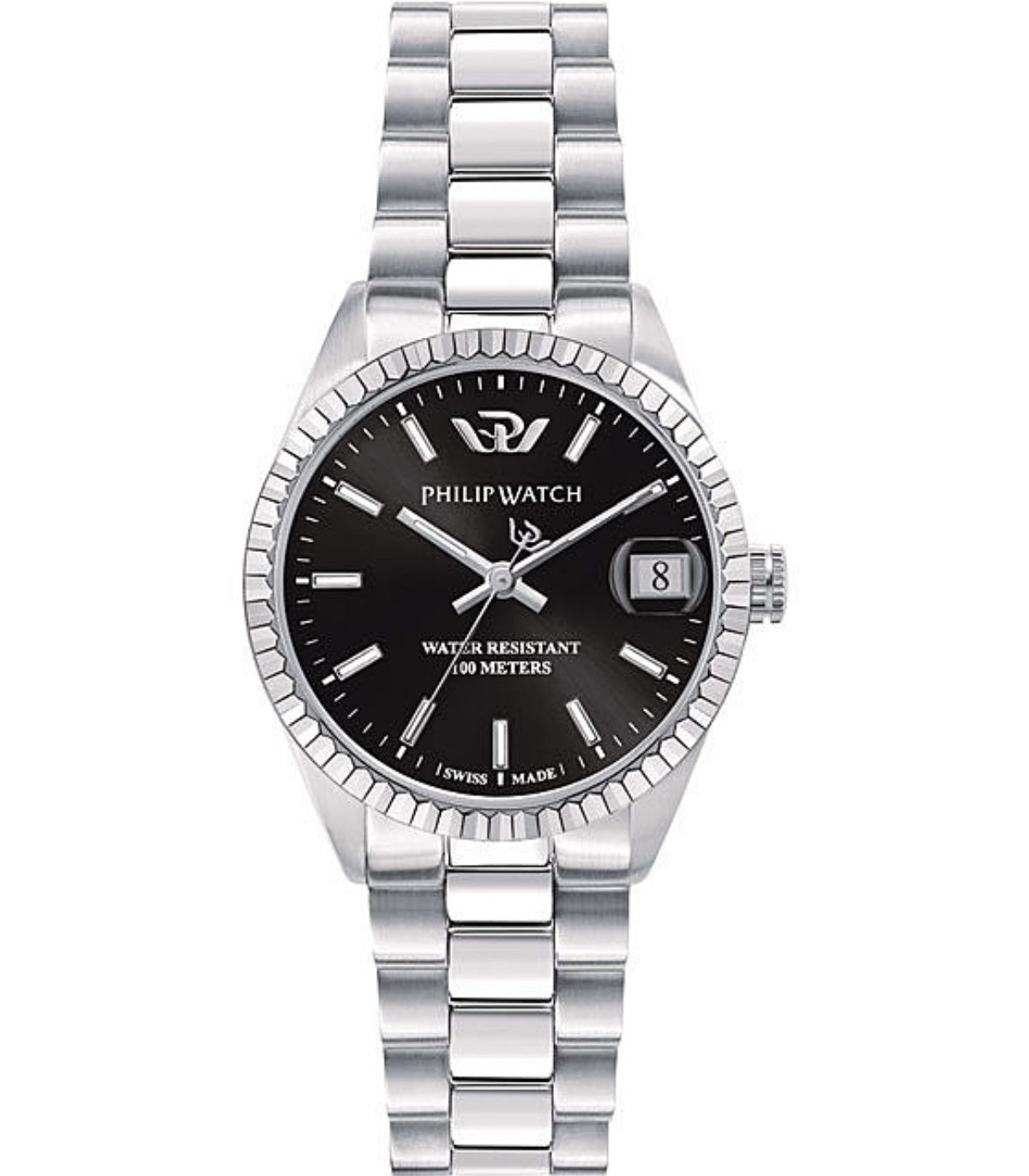 Orologio Philip Watch Caribe 31mm Donna Acciaio Nero R8253597589