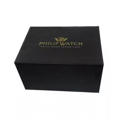 Orologio Philip Watch Caribe Acciaio Gold Pelle Marrone Uomo R82716500001
