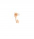 Piercing Dodo Collezione Stellina Oro Rosa 9kt Perle Di Cristallo