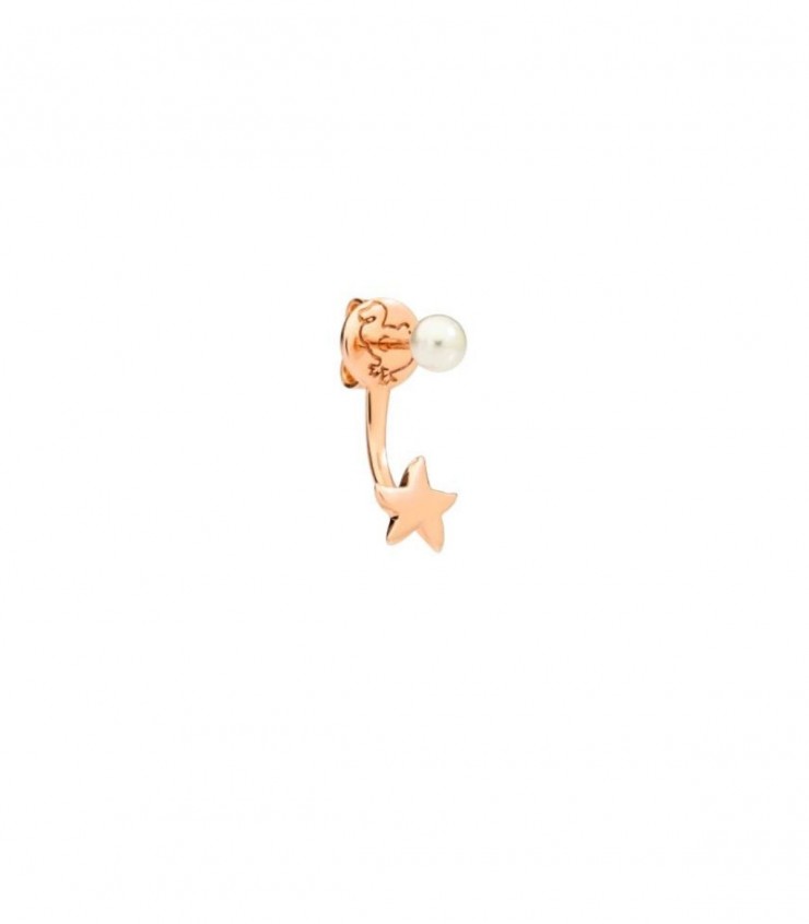 Carissima Orecchini Stud a Taglio a Diamante Octagonale in Oro Rosa 9ct