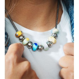 Beads Trollbeads Armadillo Dell'Equilibrio Edizione Limitata Argento 925 Vetro TGLBE-20317